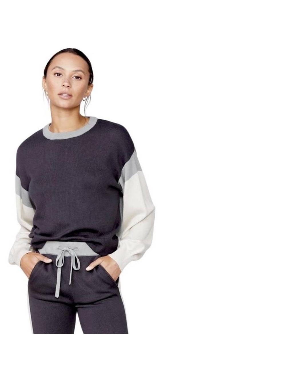 Monrow Set- Color Block Sweatsuit